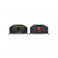 Įtampos keitiklis 12V → 220V 2000/4000W Sinus su USB QC 3.0 Green Cell